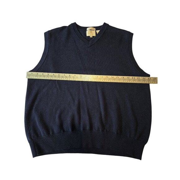 Viyella Men’s XL Patrick James 100% Merino Wool V-Neck Pullover Sweater Vest - Picture 3 of 5
